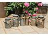 Retro-Style Milk Jug Shaped Iron Flower Bucket for Dried Arrangements