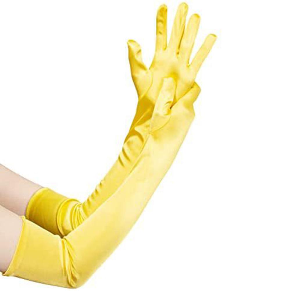 Comfortable Fit Evening Gloves Satin Gloves Elegant Design