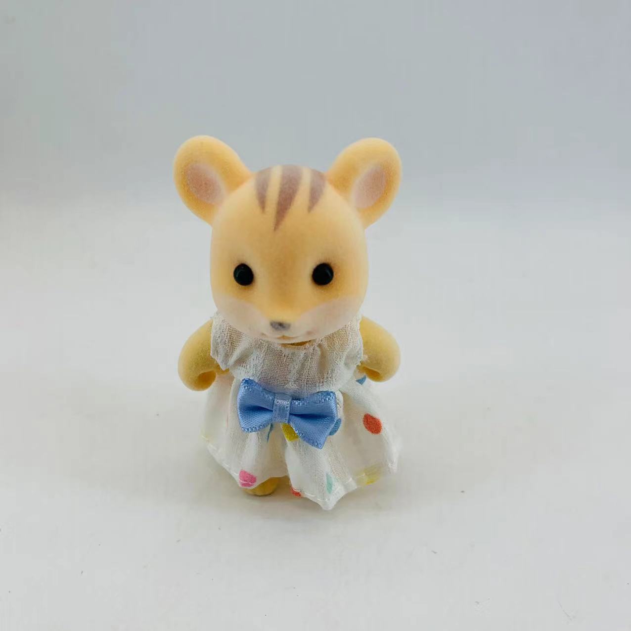 1-5Pcs Different Simulation Forest Animal Rabbit Bear Dog Family Figure Beautiful Toy Dolls Kids Diy DIY House Doll Playset random clothing