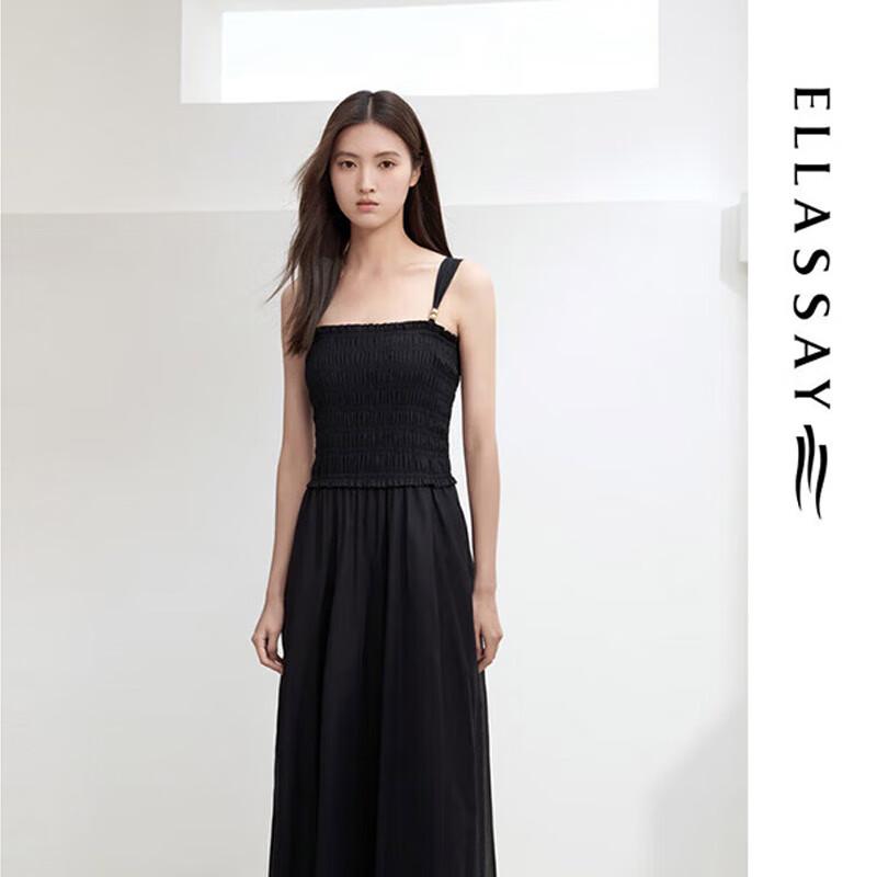 

ELLASSAY Women s Summer Cotton Little Black Dress M
