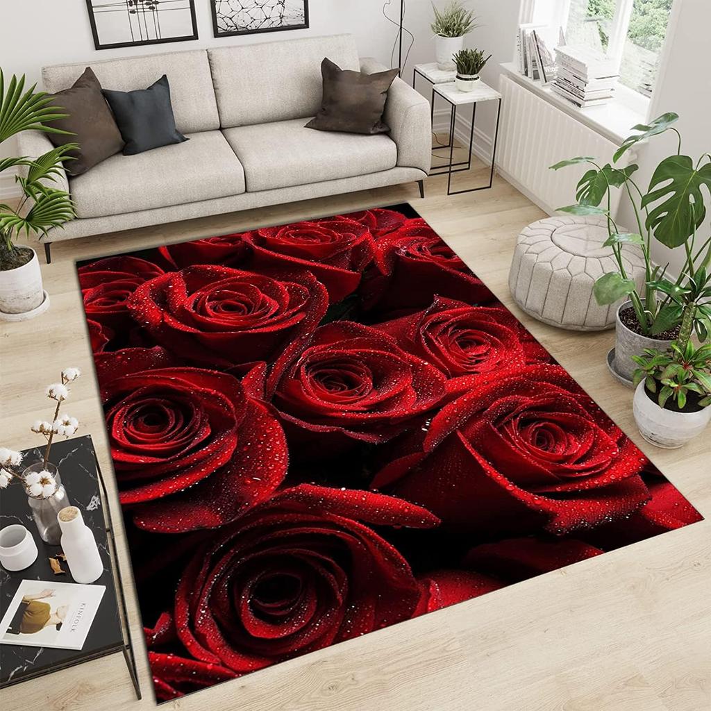 The Creative Printed Pattern Textured Carpet Is Suitable for Home Decoration In Living Rooms and Bedrooms.