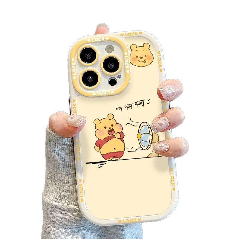 Winnie Fan Full Coverage Drop-Proof Case for Apple Phones: 17 Pro Max, 16 Plus, 15, 14 Pro