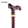 Red Wooden Single Joint Fashion Walking Stick Decorative Cospaly Party Walking Cane Halloween Mace Crutch  Wand Crosier 93cm