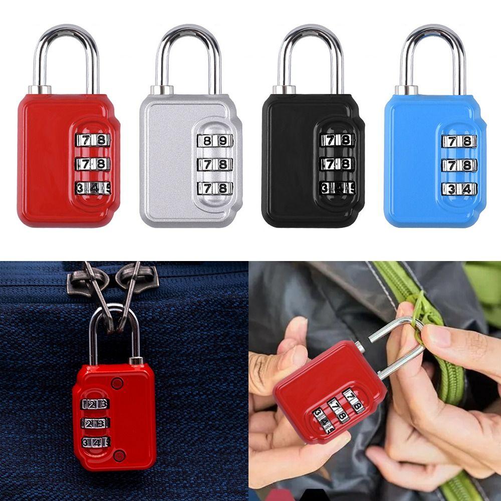 

Цифровой кодовый замок, парольный замок, навесной замок для багажа, замок на молнии для рюкзака, замок для шкафа в общежитии