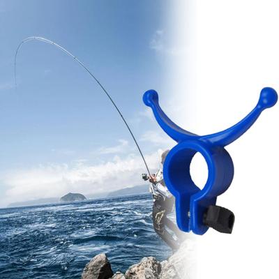 Fishing Rod Holder Anti-skid Opening Design Stable Anti-drop Support Fishing Rod Plastic Fishing