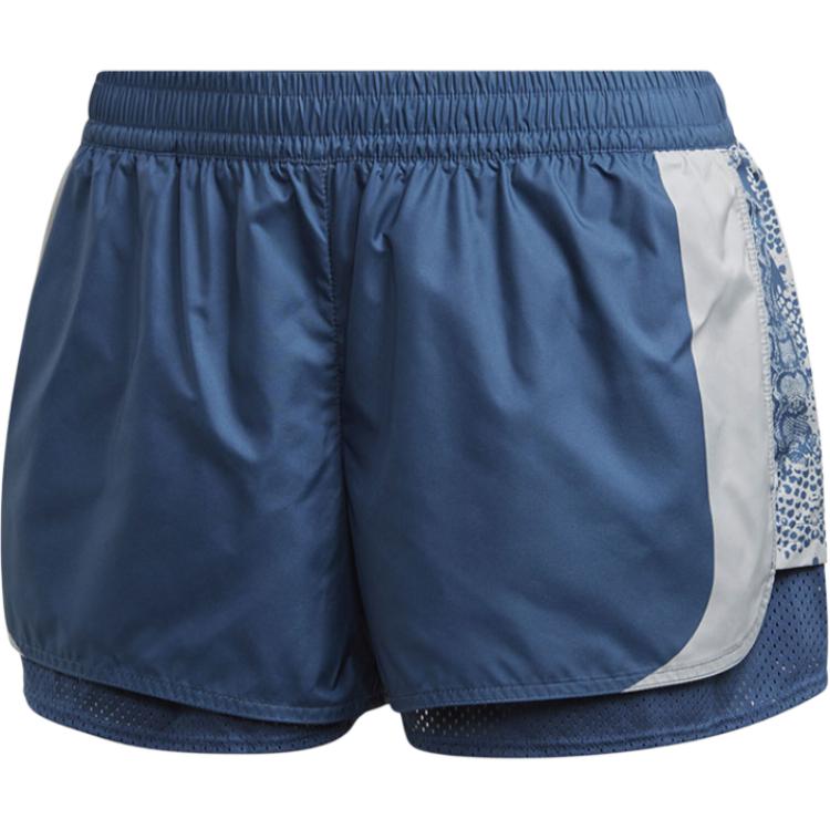 

Adidas Удобные эластичные шорты для бега и спорта женские шорты синие белые FK9700 XS