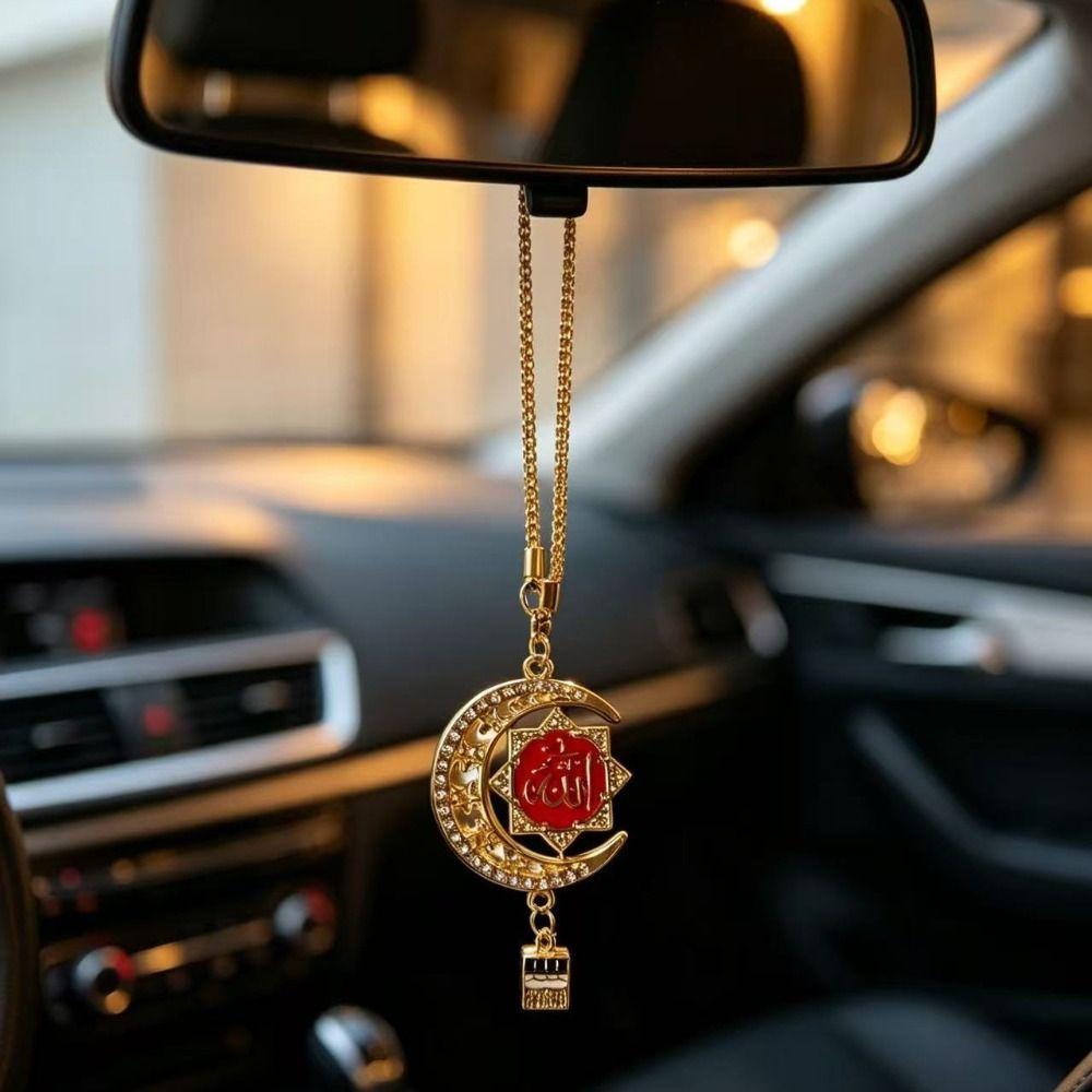 Exquisite Islamic Car Hanging Ornament Fashion Car Hanging Ornaments Vehicle Interior Halloween