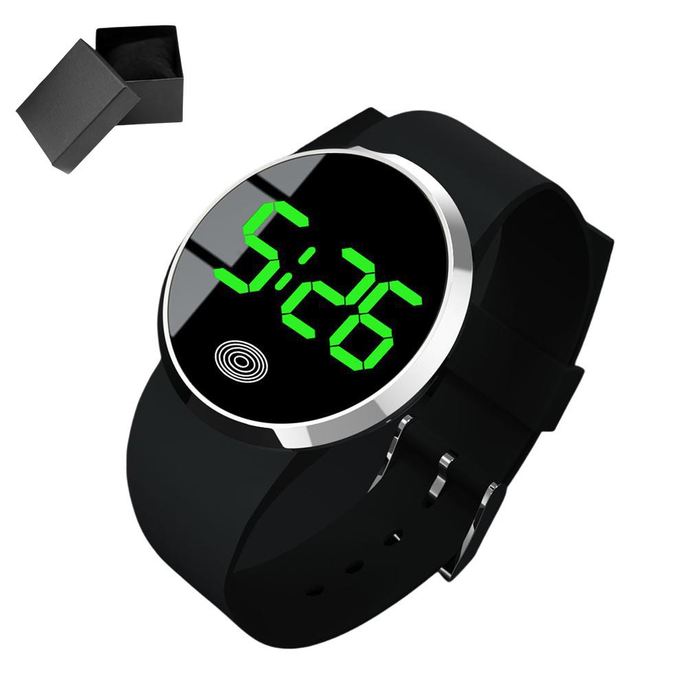 Fashion Plastic Watch LED Electronic Watch Multiple Shell Colors Simple Design For Business Suitable For Sports