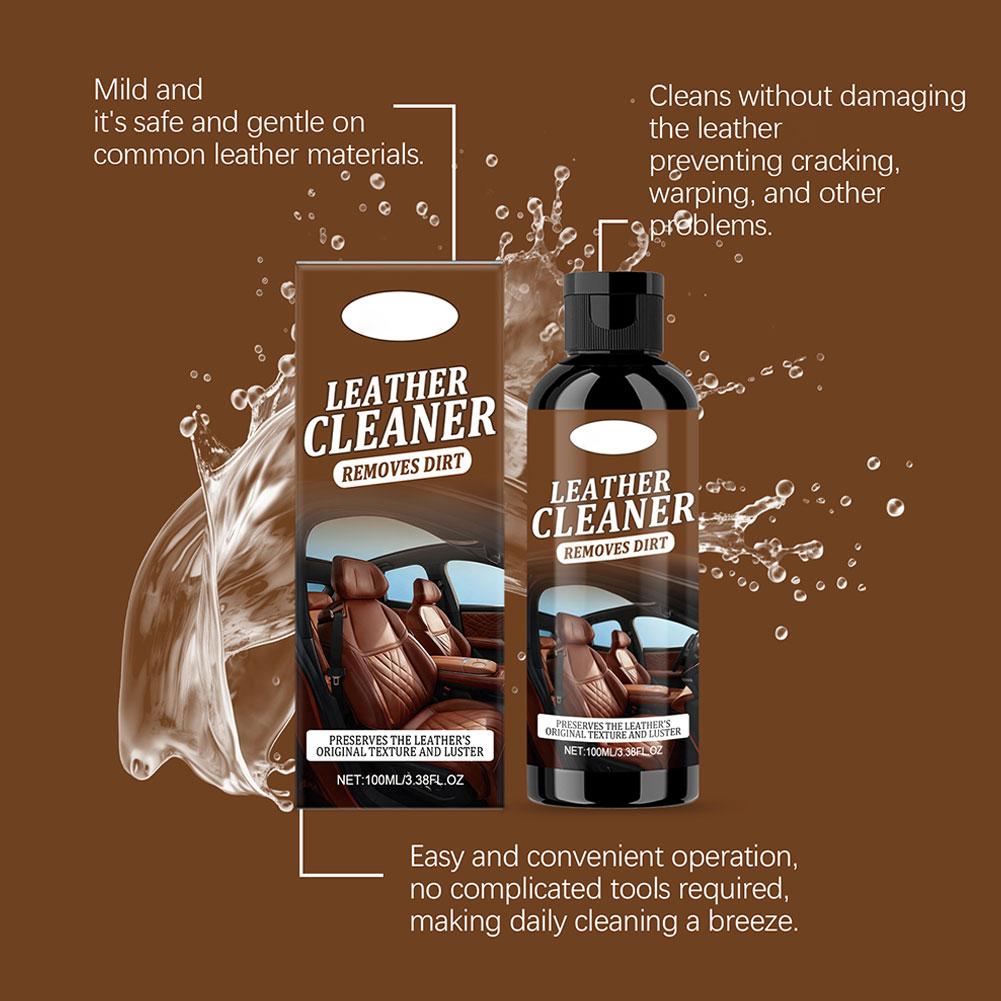 100ml Lederreiniger Fleckenentferner Tiefenreinigung Formel Autositz Sofa Pflege Sanfter Schutz Lederpflege Wesentlich