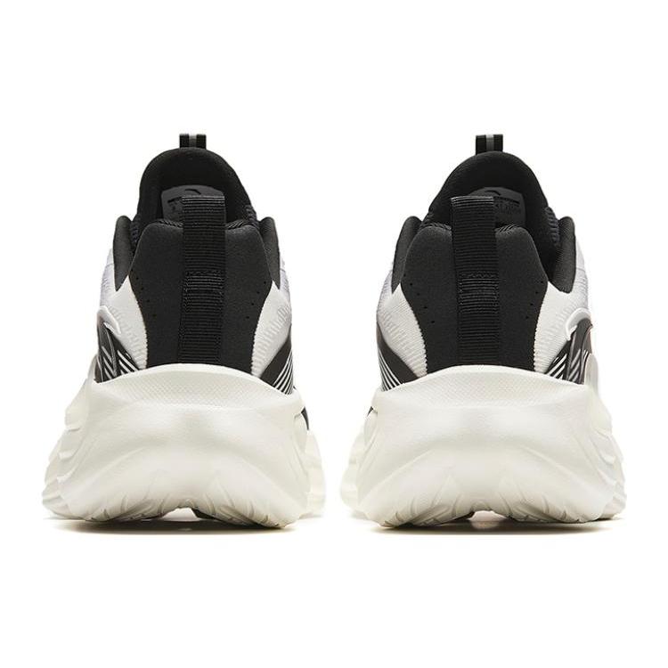 New Anta Lingyun 4 Lightweight Breathable And Wear Resistant Low Top Running Shoes Men's Black Gray 912415532-1