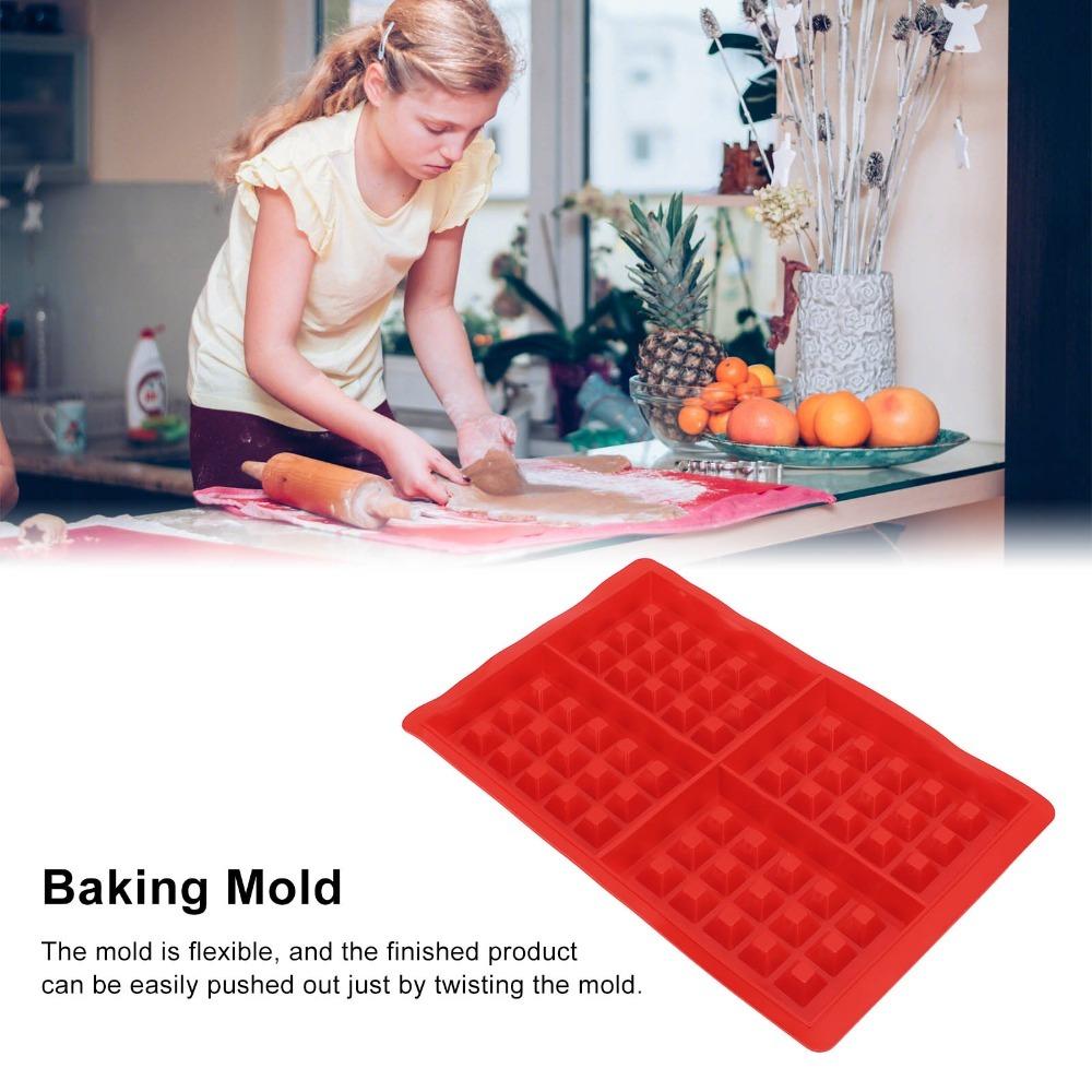 Reusable Waffle Silicone Mold Nonstick Silicone Waffle Mold Waffle Mold Waffle Mold  DIY Baking A