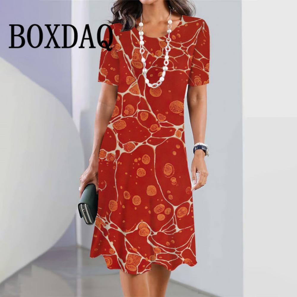 

Летнее изогнутое полосатое платье женское с коротким рукавом и круглым вырезом, повседневная одежда, повседневное мини-платье, элегантные платья для вечеринок, Vestidos 2025 Новое XL