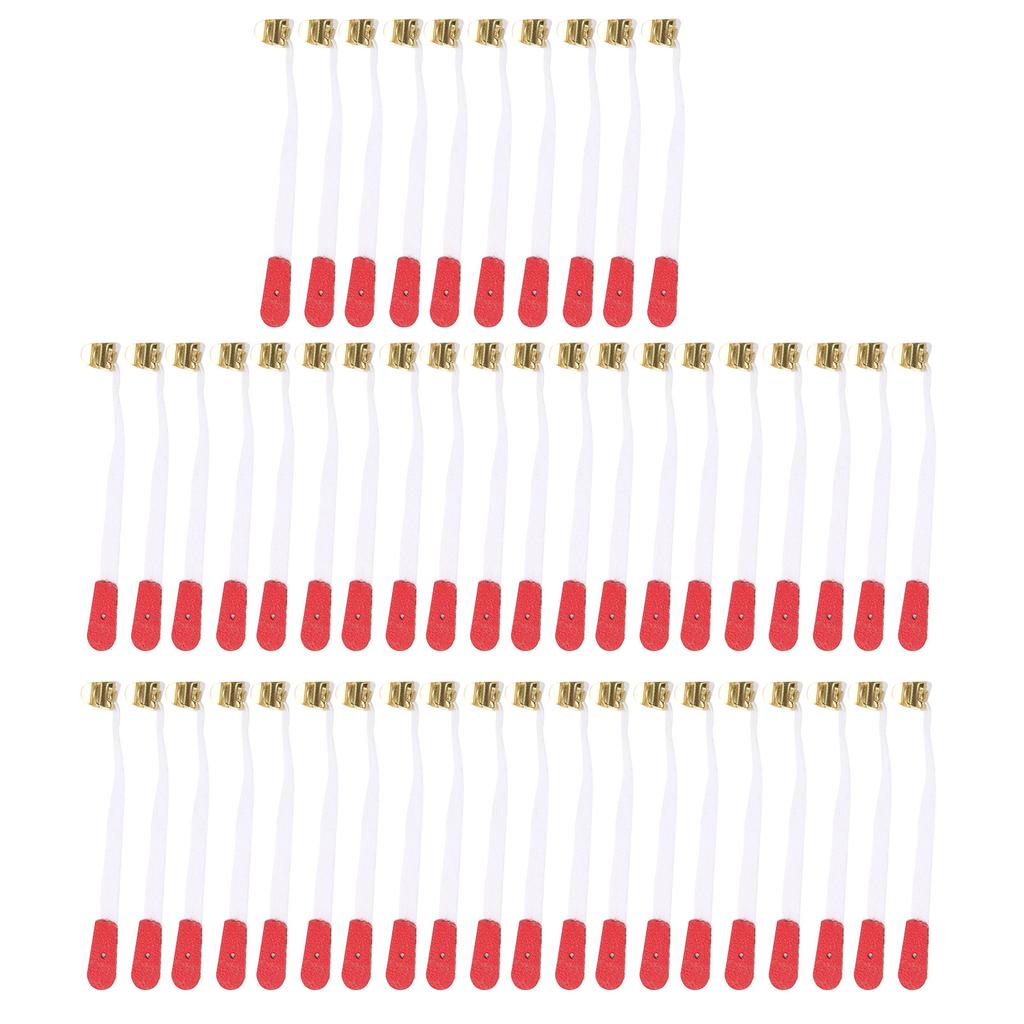 50 Stück Klavier Kletterseil Stimmzügelband mit Metallschloss Musikinstrument Reparaturwerkzeug