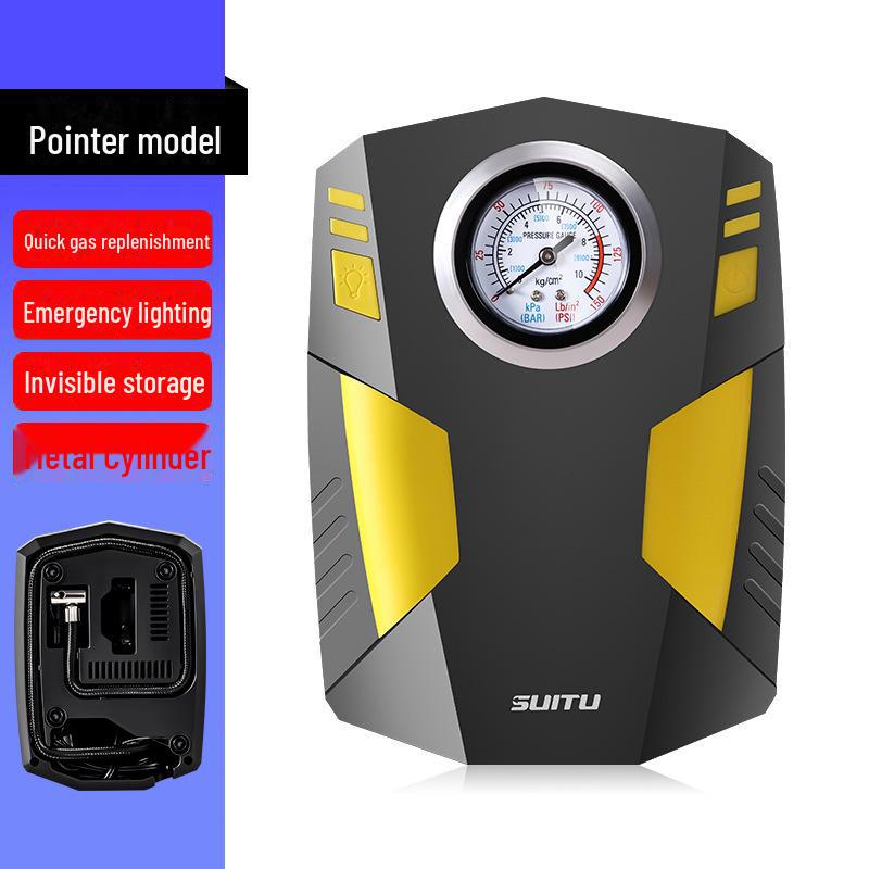 12V Portable Car Tire Air Pump with Light