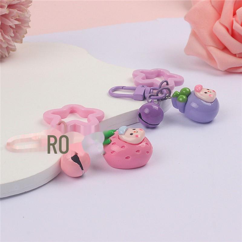 3D Fruit Star Pendant Earphone Cover with Resin Material.
