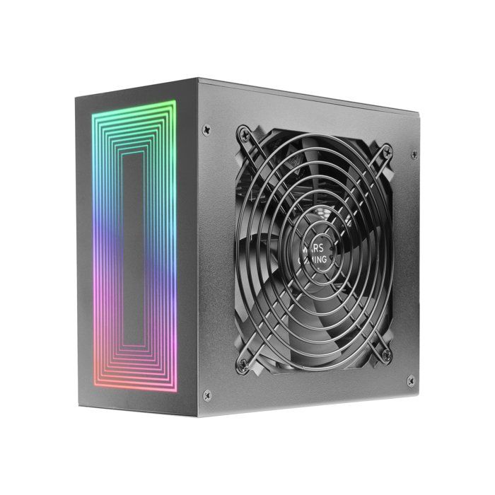 Marsgaming mpb750s, alimentation atx argb 750w, garantie de 6 ans, 80plus bronze 230v eu, efficacité de 90%, ventilateur 120mm