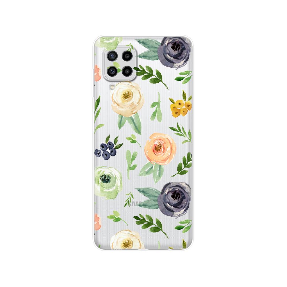 Samsung Galaxy M22 M32 4G Kılıf Telefon arka kapak Samsung M22 Yumuşak Kılıf Samsung M32 4G M 22 32 Silikon Tampon 6.4 inç