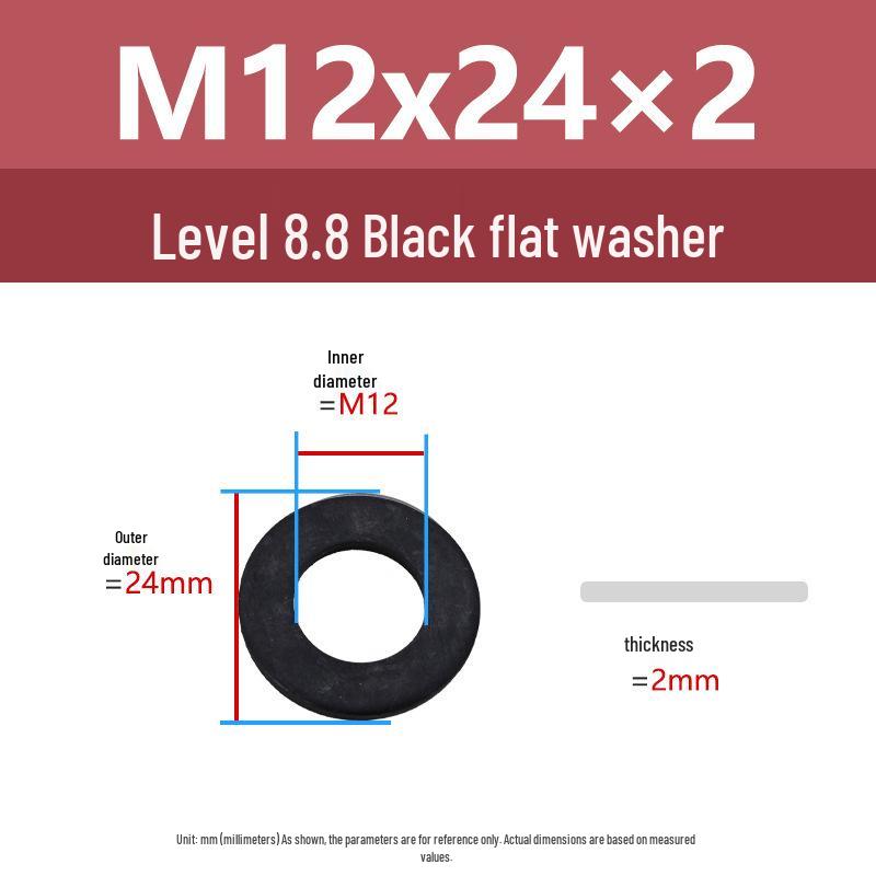 High-Strength Carbon Steel Flat Washer M3-M36