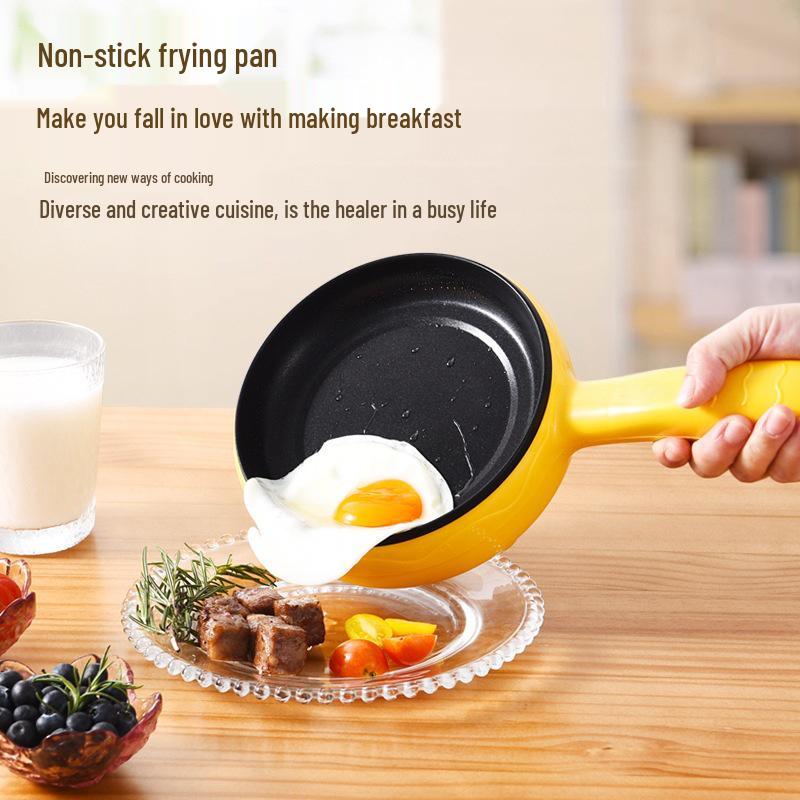 Compact Egg Cooker & Mini Frying Pan with Steamer