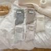 Ladies Autumn and Winter Thick Warm Flanging Cloth Label Home Sleep Tube Socks