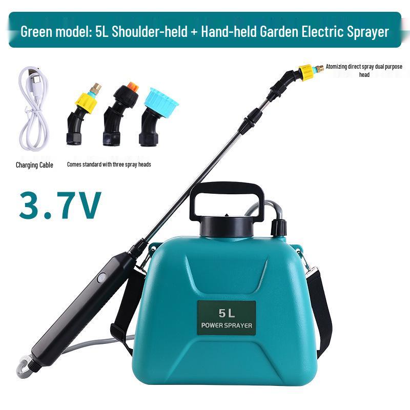 Electric Backpack Disinfection Sprayer - 5L Handheld Spray Bottle for Gardening and Watering