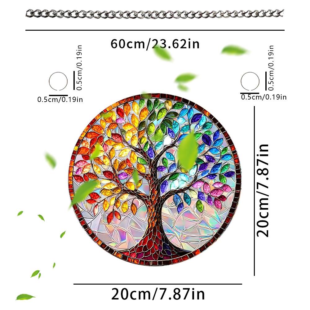 Home Decor Beautiful Sun Catcher Crystal Ornament Colorful Window Hanging For Patio Decor Window Decoration Garden Decoration