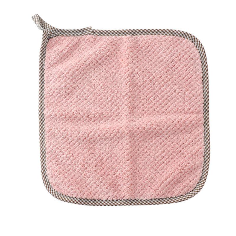 8pc Kitchen Anti-grease Wiping Rags Efficient Super Absorbent Microfiber Cleaning Cloth Home Washing Dish Kitchen Cleaning Towel