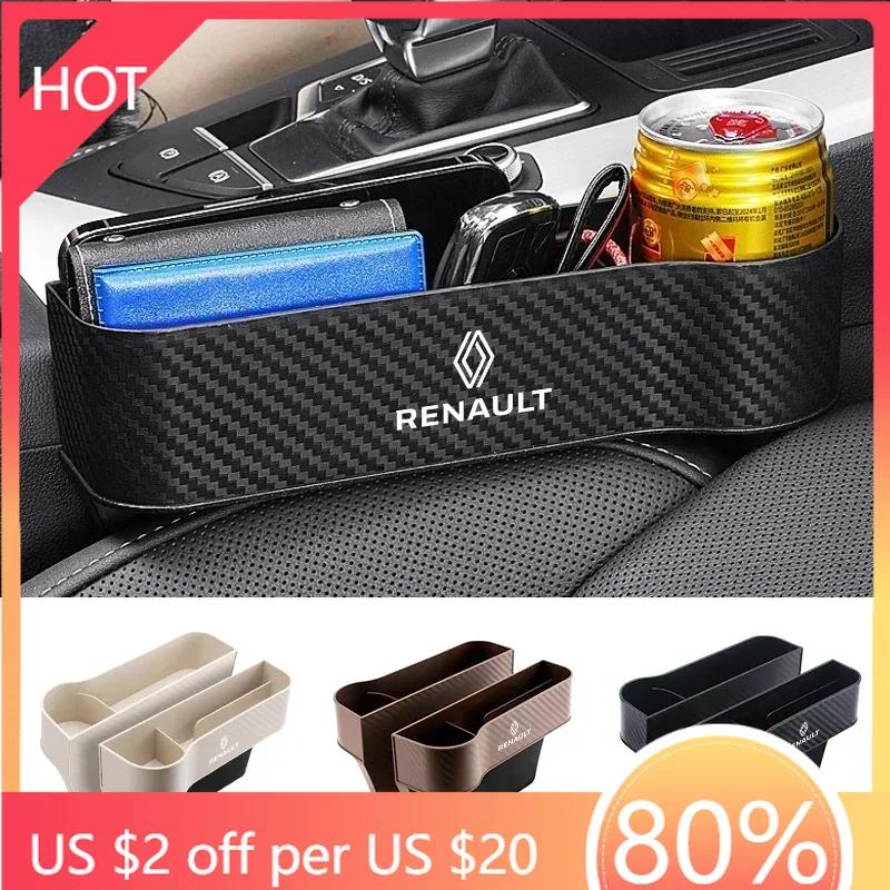 For Renault 2026 New Hub Caps Car Seat Organizer Gap Slit Filler Holder Car Storag Box For Renault Captur Megane Clio Arkana Lin