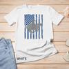 American Flag Mutton Busting Gift Sheep Riding T-Shirt Unisex T-shirt