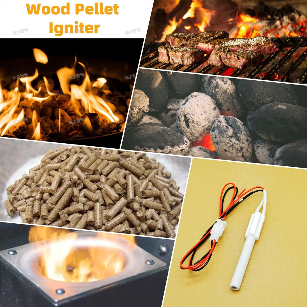 220V 300W Keramik-Zünder für Biomasse-Pelletöfen Holzpelletöfen Heizgeräte zum Anzünden von Kaminen Grillöfen