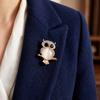 Sparkling Rhinestone Animal Pins Luxury Lapel Pins Rhinestone Brooches  Gift Giving