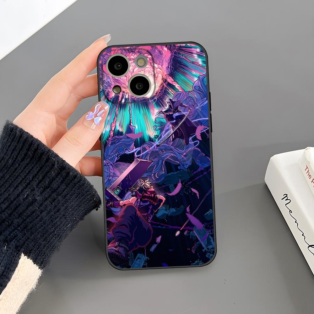 Final Fantasy Phone Case For Iphone 16 Plus 15 14 Pro Max 13 Mini 11 12 Xr X Xs 6 7 8 SE Plus Back Cover