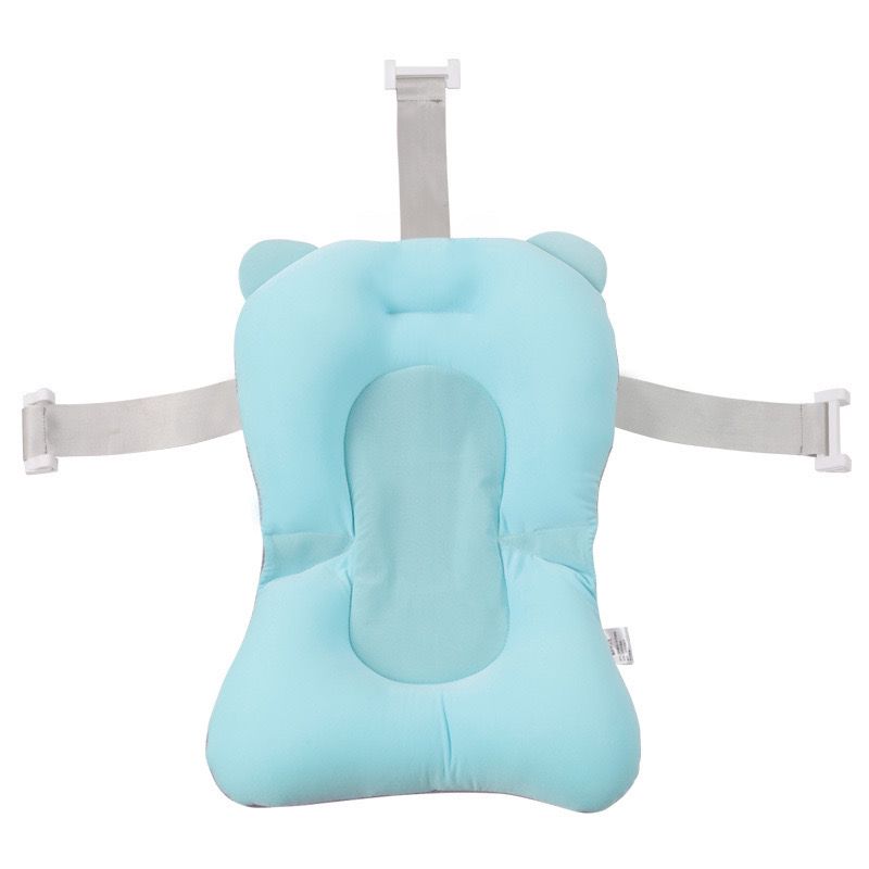 

Подушка для детской ванны, противоскользящая подушка для новорожденных, складной детский коврик, сиденье для купания малышей, поддержка спины для детской ванны розовый