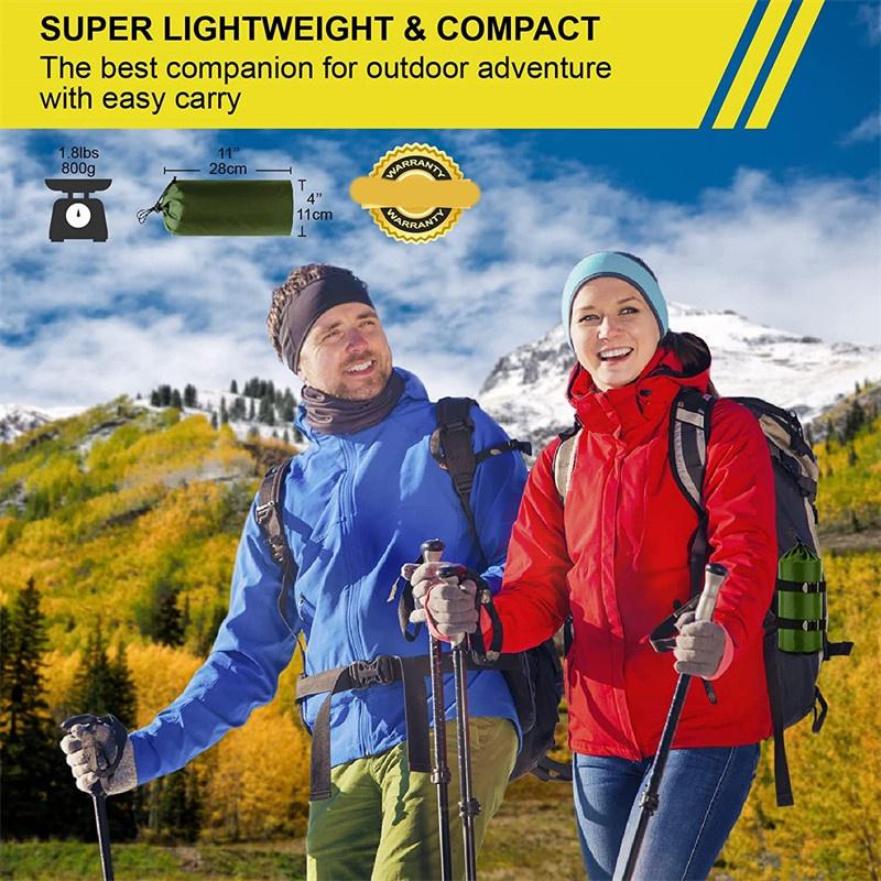 Saltea de camping gonflabilă pentru dormit cu pernă, presă de picioare, saltele de dormit ultraușoare, durabile și impermeabile, saltea de camping