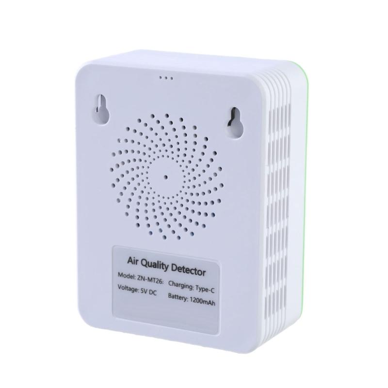 Easy to Use Indoor Accurate Air Quality Monitoring Analysis CO2, Temperature, Humidity, TVOC, Formaldehyde, HCHO Level
