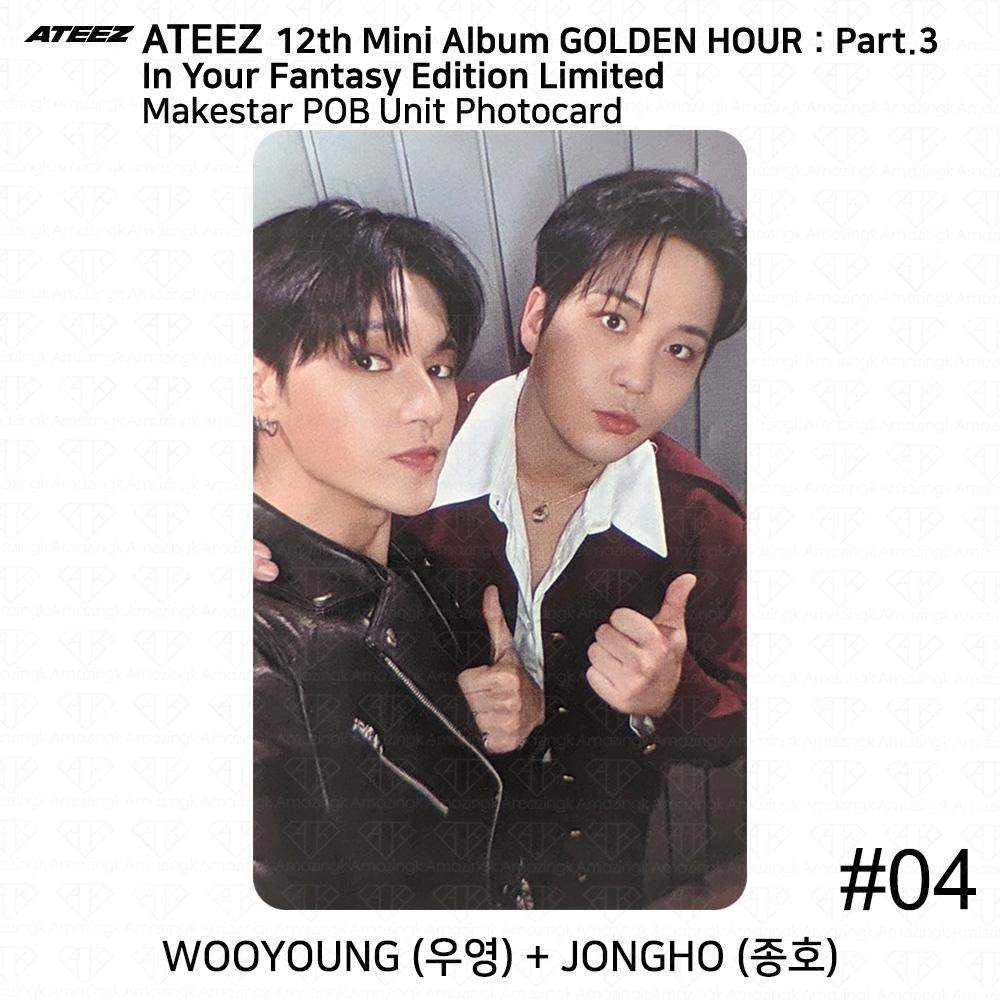 ATEEZ Golden Hour Part.3 In Your Fantasy Edition Limited Makestar POB Photocard