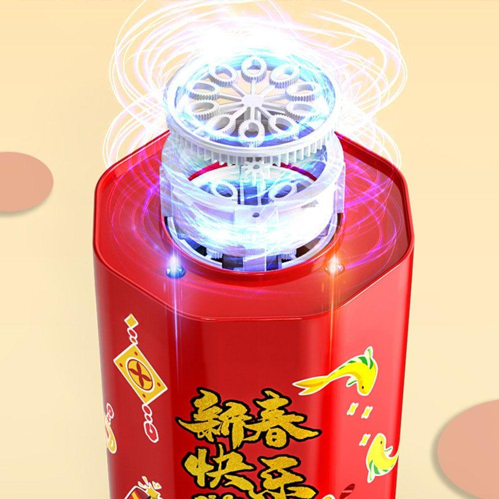 With LED Light Music Bubble Toys Leak Proof Bubble Blow Maker Electric Bubble Machine  Outdoor