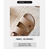Kids Buckle Sandals Girls Boys Open-Toe Casual Beach Shoes Soft Sole Round Toe Adjustable Strap