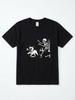 Funny French Bulldog Skeleton Halloween T-Shirt - Frenchie Dog Lover Graphic Tee