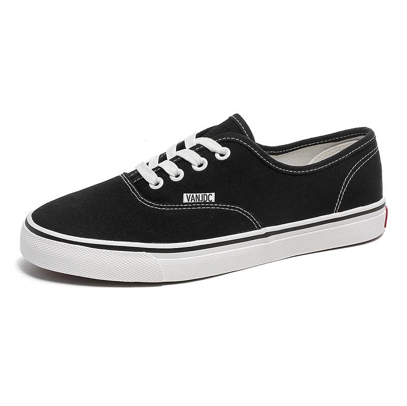 Korean Style Casual Canvas Skate Shoes 2025 - Unisex Winter White Sneakers for Students