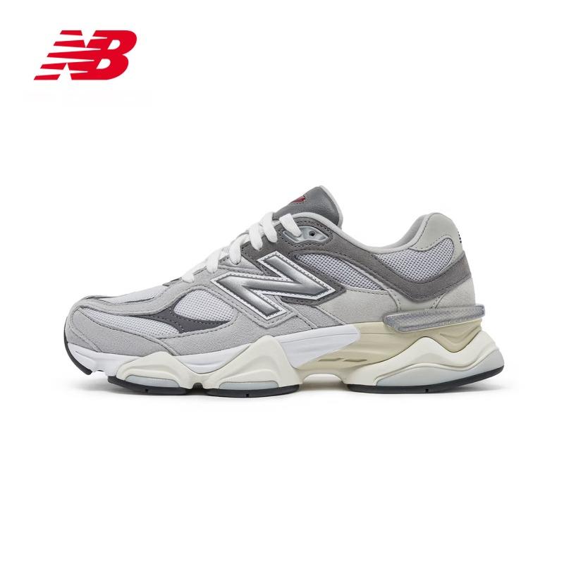NEW BALANCE Dad Shoes Men s Women s Spring Lightweight Breathable Thick-Tread Retro Casual Sports Shoes U9060GRY 36 светло-серый