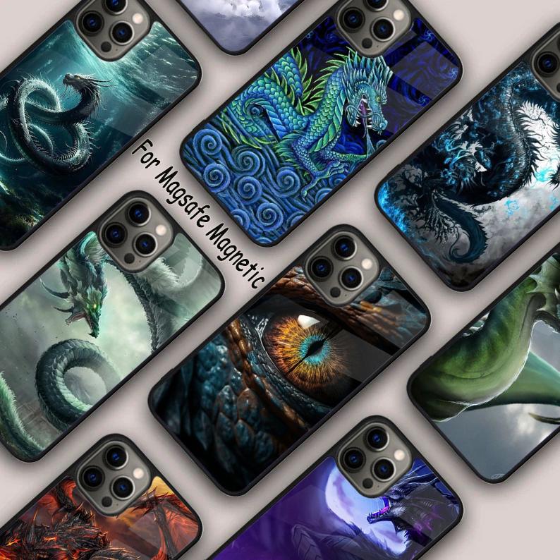 Legendary Dragon Magnetic Phone Case For APPLE iPhone 17 Air 16 14 13 12 Pro Max 15 Plus Wireless Charge With MagSafe Cover