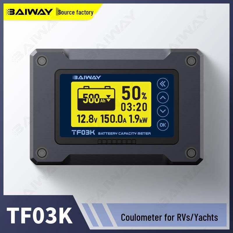 High-Precision TF03KH Battery Level Monitor Aluminum Alloy Metal Panel Parts