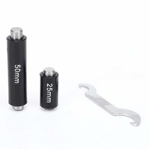 3-Piece Micrometer, Digital Micrometer, Bearing Steel Micrometer, 0-75mm Professional Tube Outer Thickness Diameter Indicator Gauge, Measuring Tool Fo