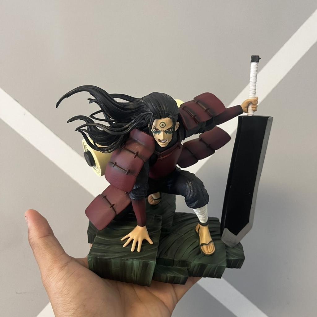 Naruto GaleTausend Hände HEX Gott der Ninjas Anime Figuren Hocke Göttliches Schwert Setup PVC Festival Spielzeug Geschenk