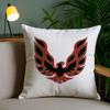 Golden P-Pontiac Cushion Cover Plush Fabric Soft Double-Sided Printed Sofa Pillow Case Colorfast Home Decor Gift