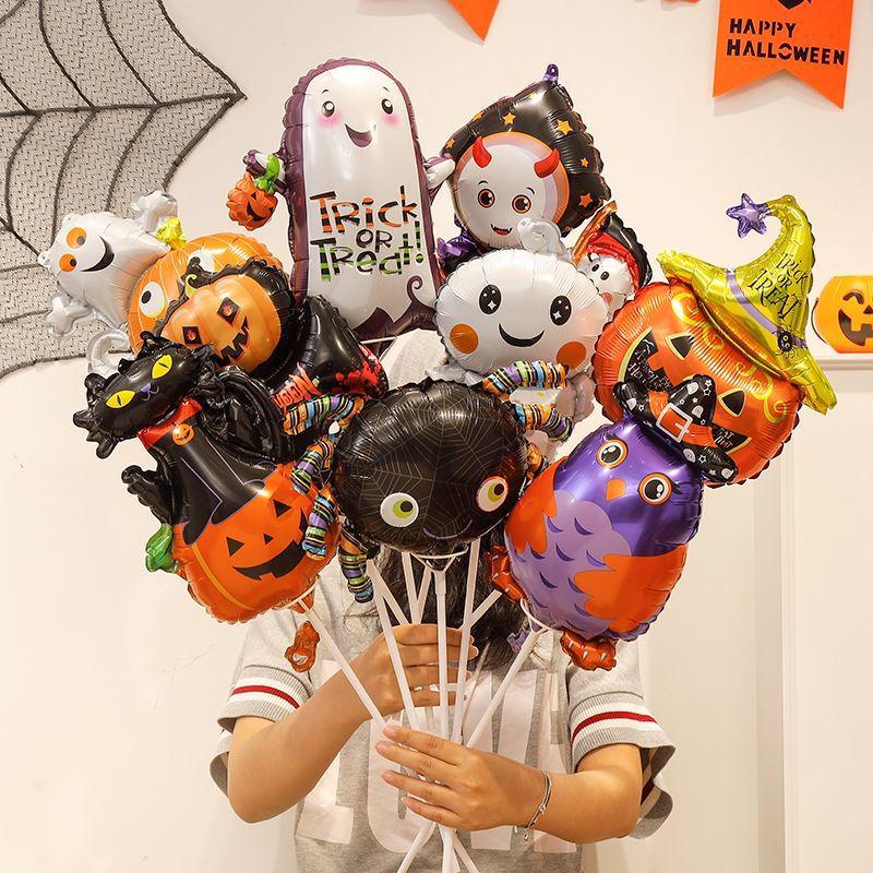 

Гарбуз і Рука Привида Ручні Кулі на Хелловін - Ідеально для Дитячого Садка, Бару, КТВ або Декору Ігрового Майданчика