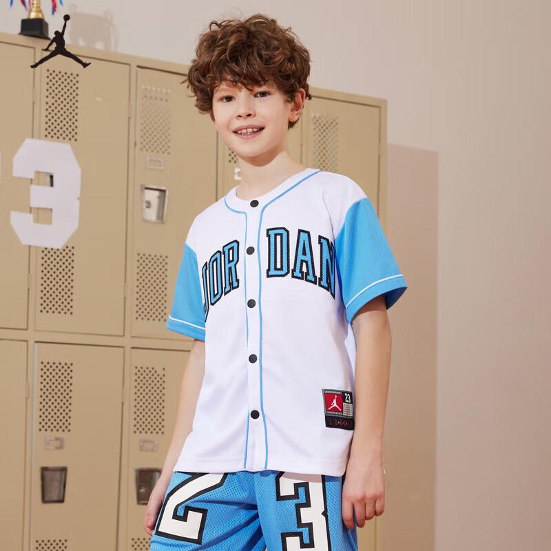 Jordan AJ Boys  Short Sleeve Round Neck T-Shirt L