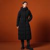 Tanbor Women's Long Hooded Goose Down Jacket 898