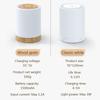 Bedside Table Lamp with Timer RGB Nightstand Lamp Dimmable Modern Decorative Light Touch Sensor for Bedroom Living Room